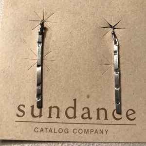 Silver Matchstick Wire Earrings